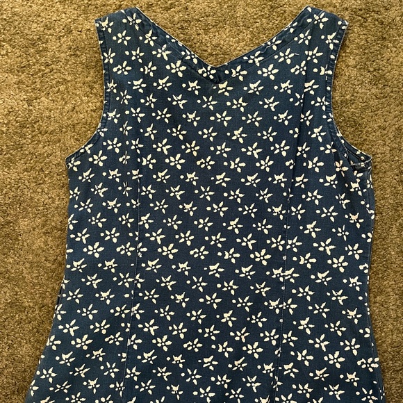 *SOLD* Liz Claiborne denim maxi dress - Picture 5 of 5